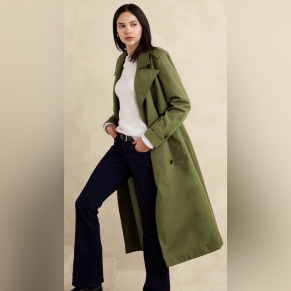 Banana Republic Desert Thyme Trench Coat